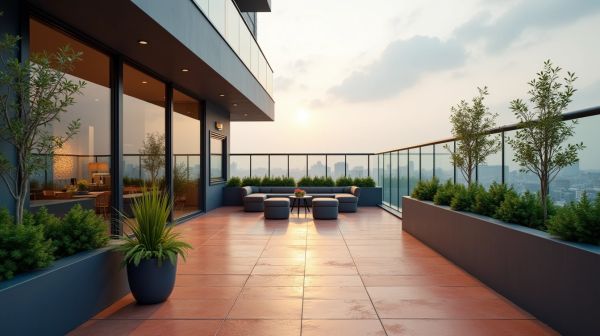 Entreprise toit-terrasse : gagner en étanchéité et confort